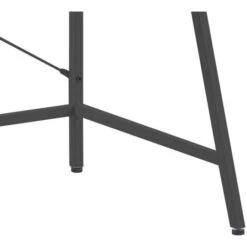 Lenny - Scrivania In Legno E Metallo Con Ripiano - 80x48x104 Cm -Ufficio E Casa 69634829 4