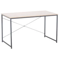 Hope - Scrivania In Legno E Metallo - 120x60x70 Cm -Ufficio E Casa 69634921 3