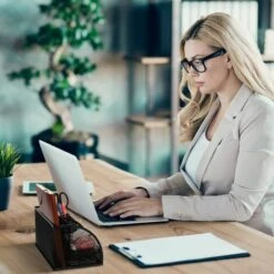 Portapenne Multifunzionale Da Scrivania In Metallo Con Cassettiera Scorrevole In Rete Per Cancelleria Per Casa, Scuola, Ufficio, Nero -Ufficio E Casa 69717440 3