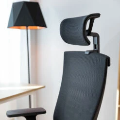Sedia Da Ufficio Con Rotelle, Sedia Da Scrivania Ergonomica Con Altezza Regolabile, Sedia Per Computer Con Braccioli Regolabili, Girevole E Supporto Lombare Rinforzato -Ufficio E Casa 70439345 4