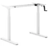 Supporto Per Scrivania Regolabile In Altezza Manuale 73-124cm 80 Kg Bianco -Ufficio E Casa 77083126 1