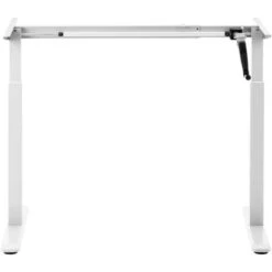 Supporto Per Scrivania Regolabile In Altezza Manuale 73-124cm 80 Kg Bianco -Ufficio E Casa 77083126 5
