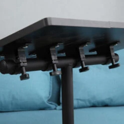 Tavolino Porta PC Scrivania Del Laptop Con Ruote, Altezza E Inclinazione Regolabili, Nero 60 34,5 58/90 Cm -Ufficio E Casa 78021187 3