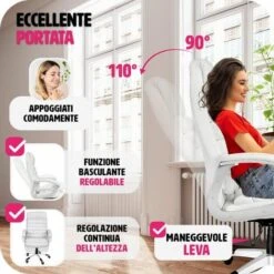 Poltrona Da Ufficio Paul -Ufficio E Casa 8009091 4