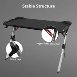 WOLTU Scrivania PC Gaming LED Tavolo Da Gioco Desk Ufficio Ergonomico 10 WOLTU Scrivania PC Gaming LED Tavolo Da Gioco Desk Ufficio Ergonomico -Ufficio E Casa 80879745 4