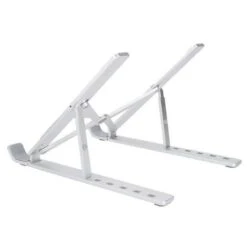 None Supporto Regolabile Per Laptop N3 Per Notebook Con Pad In Silicone Antiscivolo Argento -Ufficio E Casa 81351726 4