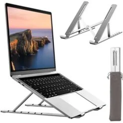 None Support D'ordinateur Portable Pliable Stand Laptop Argento