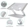 None Supporto Per Laptop Supporto Per Laptop Ventilato Regolabile In Alluminio Cheflaud -Ufficio E Casa 81947096 1