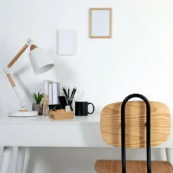 Relaxdays Stazione Di Ricarica Multipla, Docking Station Bambù, Apple Watch, Smartphone, AirPods, 11x17x13 Cm, Naturale -Ufficio E Casa 82433099 2