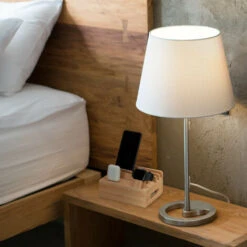 Relaxdays Stazione Di Ricarica Multipla, Docking Station Bambù, Apple Watch, Smartphone, AirPods, 11x17x13 Cm, Naturale -Ufficio E Casa 82433099 5