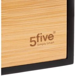 Contenitore Rettangolare Angolare In Bambù Bava, 3 Cassetti, Nero - 5 Five Simply Smart 7 Contenitore Rettangolare Angolare In Bambù Bava, 3 Cassetti, Nero - 5 Five Simply Smart -Ufficio E Casa 83781200 3