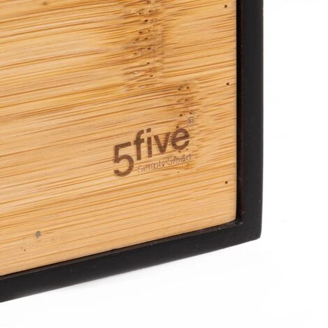 Armadio A 3 Cassetti In Bambù Bava Nero - 5 Five Simply Smart 5 Armadio A 3 Cassetti In Bambù Bava Nero - 5 Five Simply Smart - immagine 3