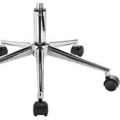 WOLTU Sedia Da Scrivania Per Ufficio Studio. Sgabello Girevole Altezza Regolabile Con Schienale In Velluto Grigio Scuro -Ufficio E Casa 90500503 5