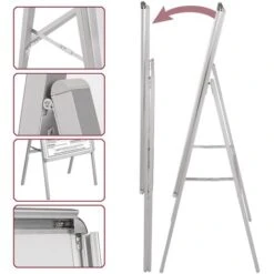 PrixPrime - Cavalletto Pubblicitario Tipo Pannello Per Poster A1 635x885x20 Mm -Ufficio E Casa 90823519 3