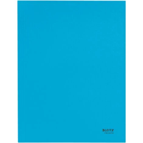 Cartella Di Cartone 3 Lembi A4 Riciclata 100% Blu Leitz 39060035 3 Cartella Di Cartone 3 Lembi A4 Riciclata 100% Blu Leitz 39060035