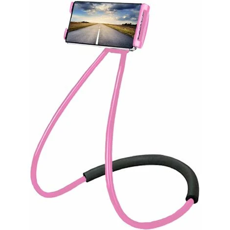 Supporto Universale Per Smartphone, Collo Appeso, Supporto Pigro Multifunzione A Rotazione Libera (rosa) 3 Supporto Universale Per Smartphone, Collo Appeso, Supporto Pigro Multifunzione A Rotazione Libera (rosa)