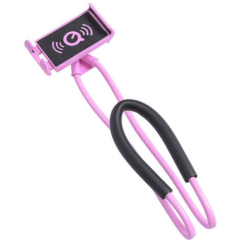 Supporto Universale Per Smartphone, Collo Appeso, Supporto Pigro Multifunzione A Rotazione Libera (rosa) 5 Supporto Universale Per Smartphone, Collo Appeso, Supporto Pigro Multifunzione A Rotazione Libera (rosa) - immagine 3