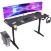 Grande Scrivania Gaming Regolabile Altezza 160x60cm Tavolo Gaming Scrivania PC Gaming Con LED RGB Regolabile In Altezza In Maniglia 1 Grande Scrivania Gaming Regolabile Altezza 160x60cm Tavolo Gaming Scrivania PC Gaming Con LED RGB Regolabile In Altezza In Maniglia -Ufficio E Casa 93470080 1