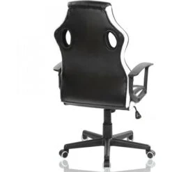 Sedia Poltrona Gaming Scrivana Ufficio Casa Regolabile Girevole Direzionale Bian -Ufficio E Casa 93984215 5