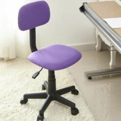 Sedia Poltrona Operativa Con Ruote Ufficio Cameretta Stanzetta In Tessuto Viola 11 Sedia Poltrona Operativa Con Ruote Ufficio Cameretta Stanzetta In Tessuto Viola -Ufficio E Casa 93984427 5