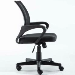 Poltrona Sedia Presidenziale Da Ufficio Direzionale Girevole Traspirante Nero -Ufficio E Casa 93984981 4