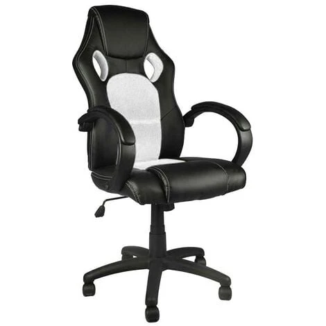 Sedia Poltrona Da Ufficio Direzionale Ruote Girevoli Sportiva Racer Gaming Grey 3 Sedia Poltrona Da Ufficio Direzionale Ruote Girevoli Sportiva Racer Gaming Grey