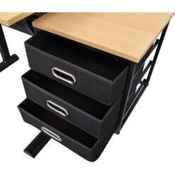 Tavolo Da Disegno Inclinabile Con 3 Cassetti E Sgabello VidaXL -Ufficio E Casa 946955 5