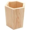 Trade Shop - Portapenne Legno Esagonale 64888 Organizer H11.5cm Penne Contenitore -Ufficio E Casa 95094214 1