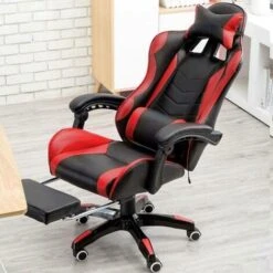Sedia Poltrona Gaming Scrivania Ufficio Casa Reclinabile Con Poggiapiedi Rosso 11 Sedia Poltrona Gaming Scrivania Ufficio Casa Reclinabile Con Poggiapiedi Rosso -Ufficio E Casa 95529407 5