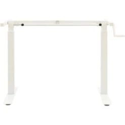 Nova Telaio Scrivania Altezza Regolabile Manuale A Manovella Disponibili Vari Colori Colore : Bianco -Ufficio E Casa 95672180 3