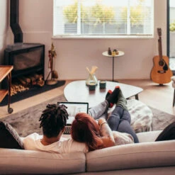 Relaxdays Tavolino Per Laptop, Pieghevole, Letto E Divano, 26x63x40 Cm, Tavolinetto Per Notebook, MDF E Ferro, Azzurro -Ufficio E Casa 98564222 5